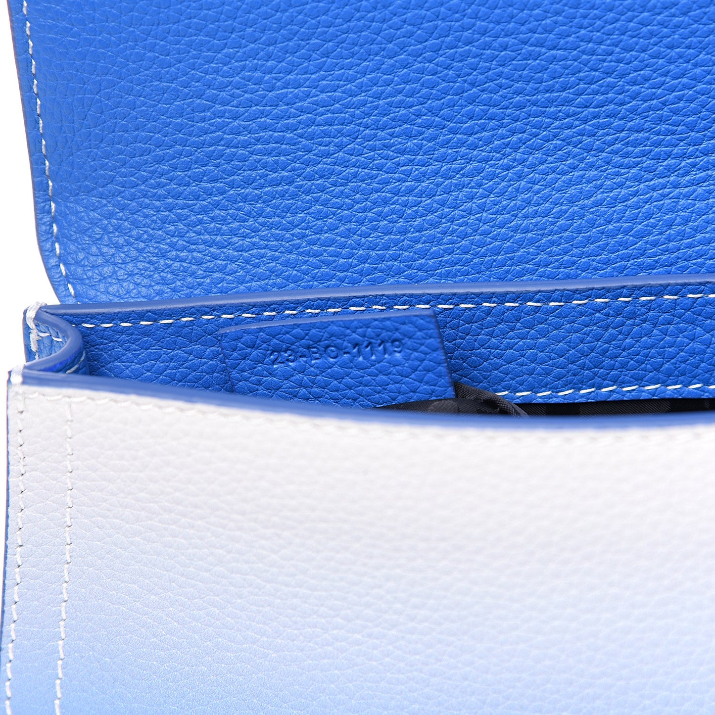 X KAWS Grained Calfskin Saddle Pouch