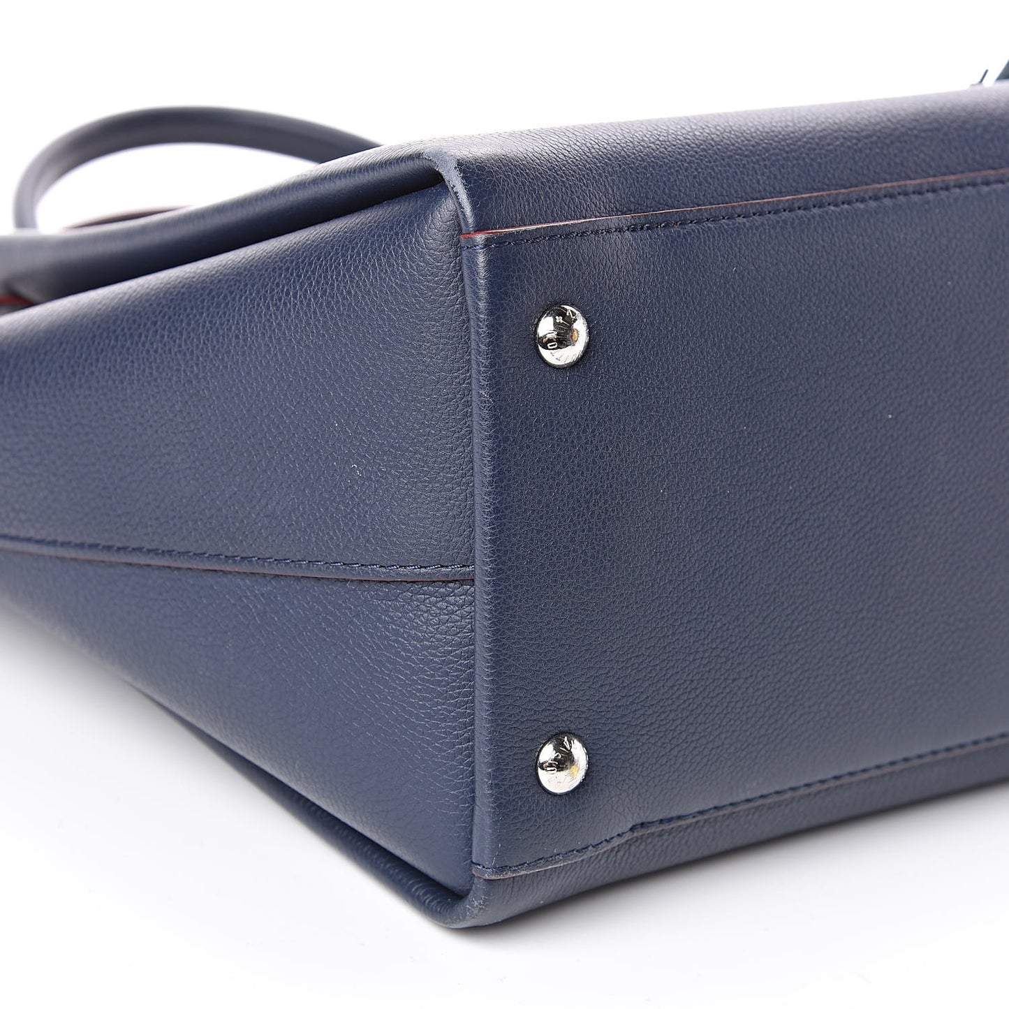 Calfskin Lockmeto Marine Rouge