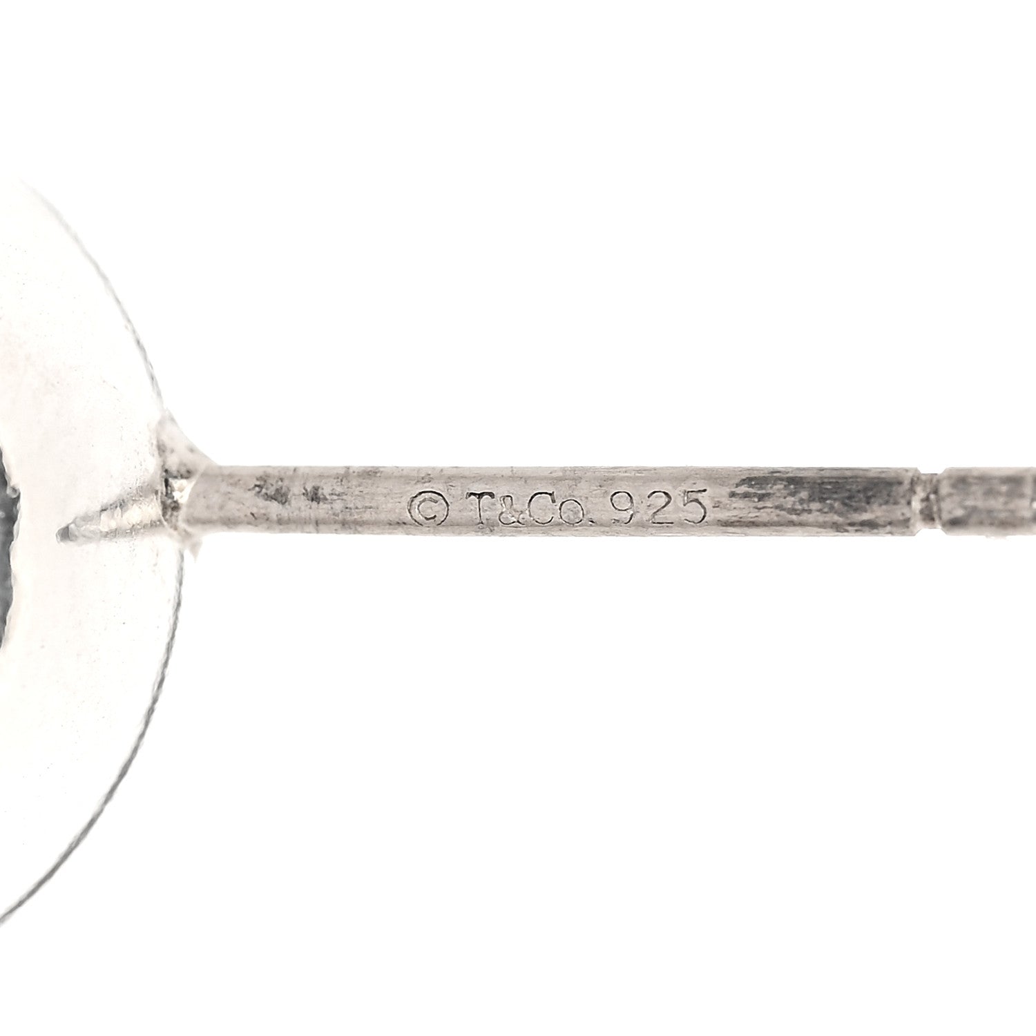 Tiffany Sterling Silver 10mm HardWear Ball Earrings 4 of 5