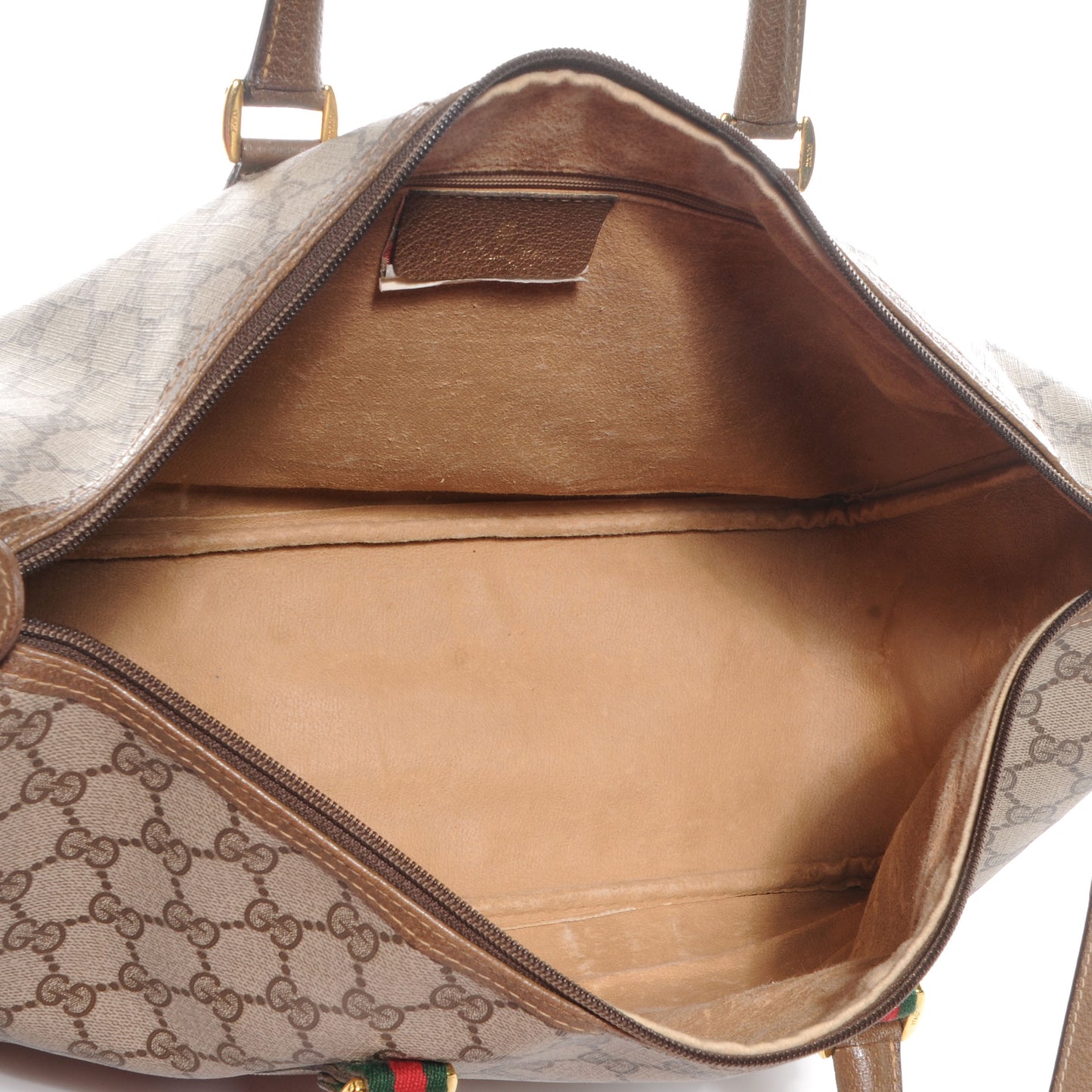 Coated Canvas Monogram Boston Brown