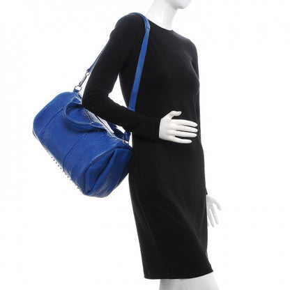 Alexander Wang Pebbled Lambskin Rocco Royal Blue 2 of 6