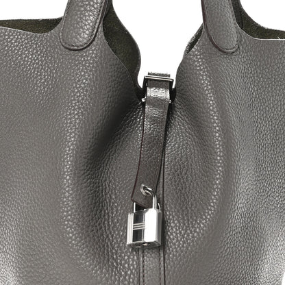 Hermes Taurillon Clemence Picotin Lock 22 MM Etain 8 of 12
