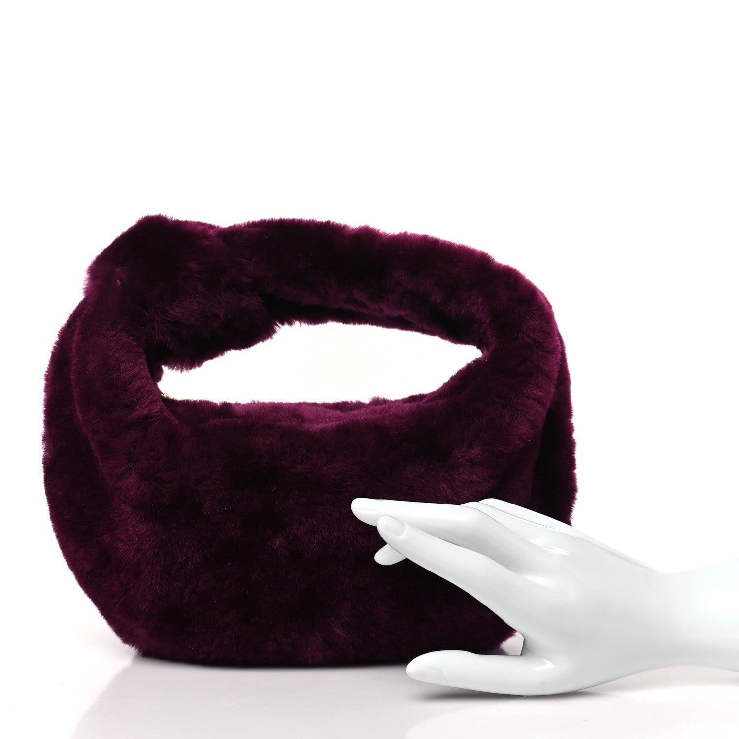 Bottega Veneta Shearling Lambskin Mini Jodie Mystic 2 of 10