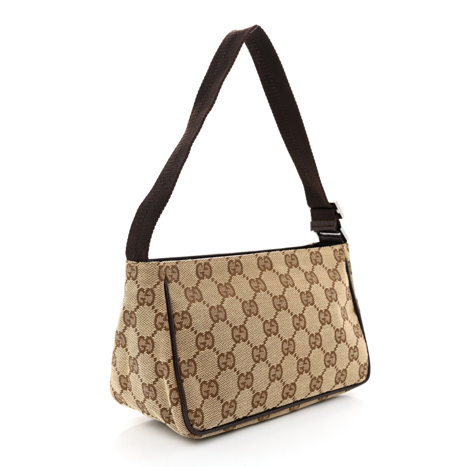 Gucci Monogram Shoulder Bag Dark Brown 3 of 11