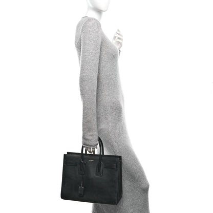 Saint Laurent Smooth Calfskin Small Sac De Jour Black 2 of 13