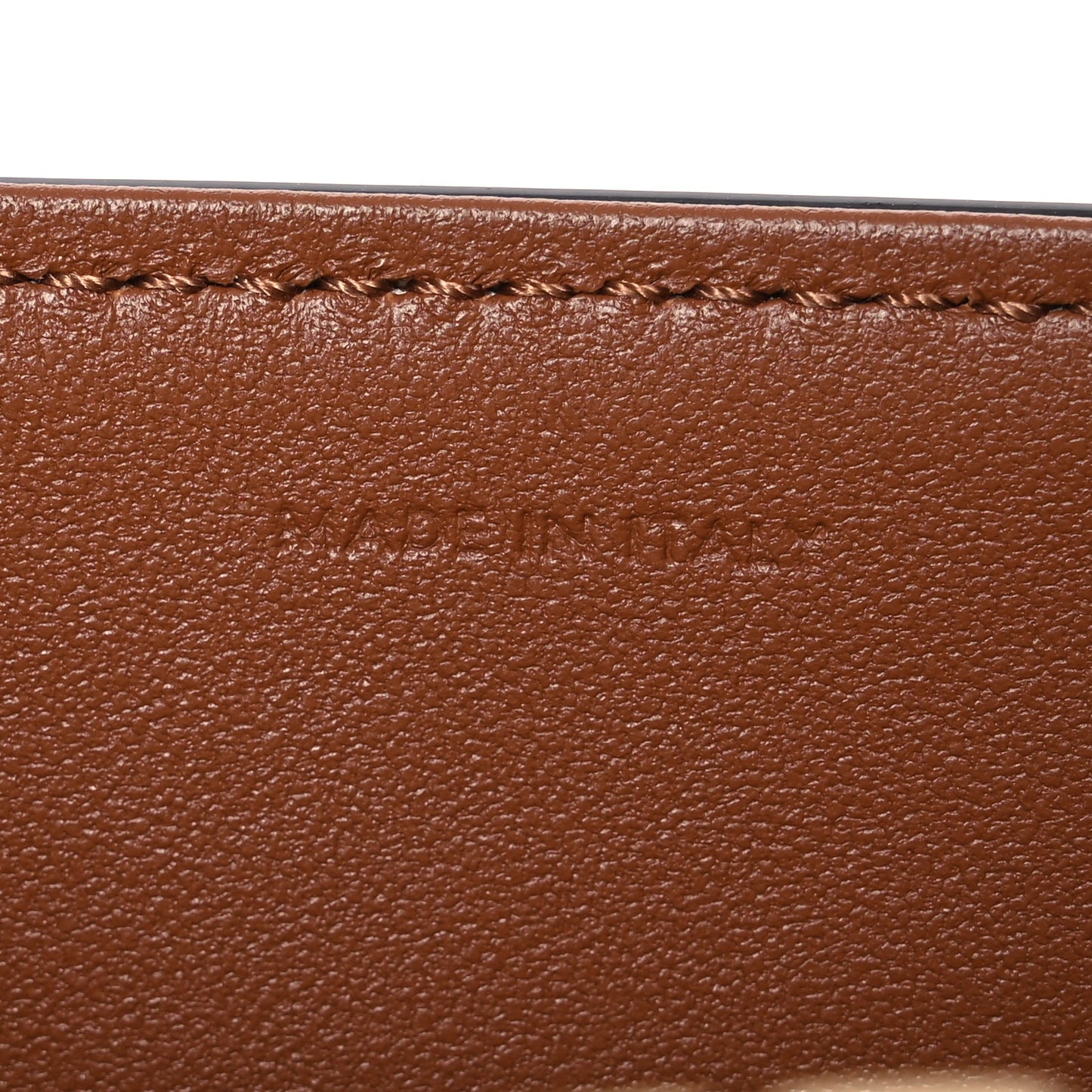 Textile Calfskin Classique Triomphe Bag Natural Tan