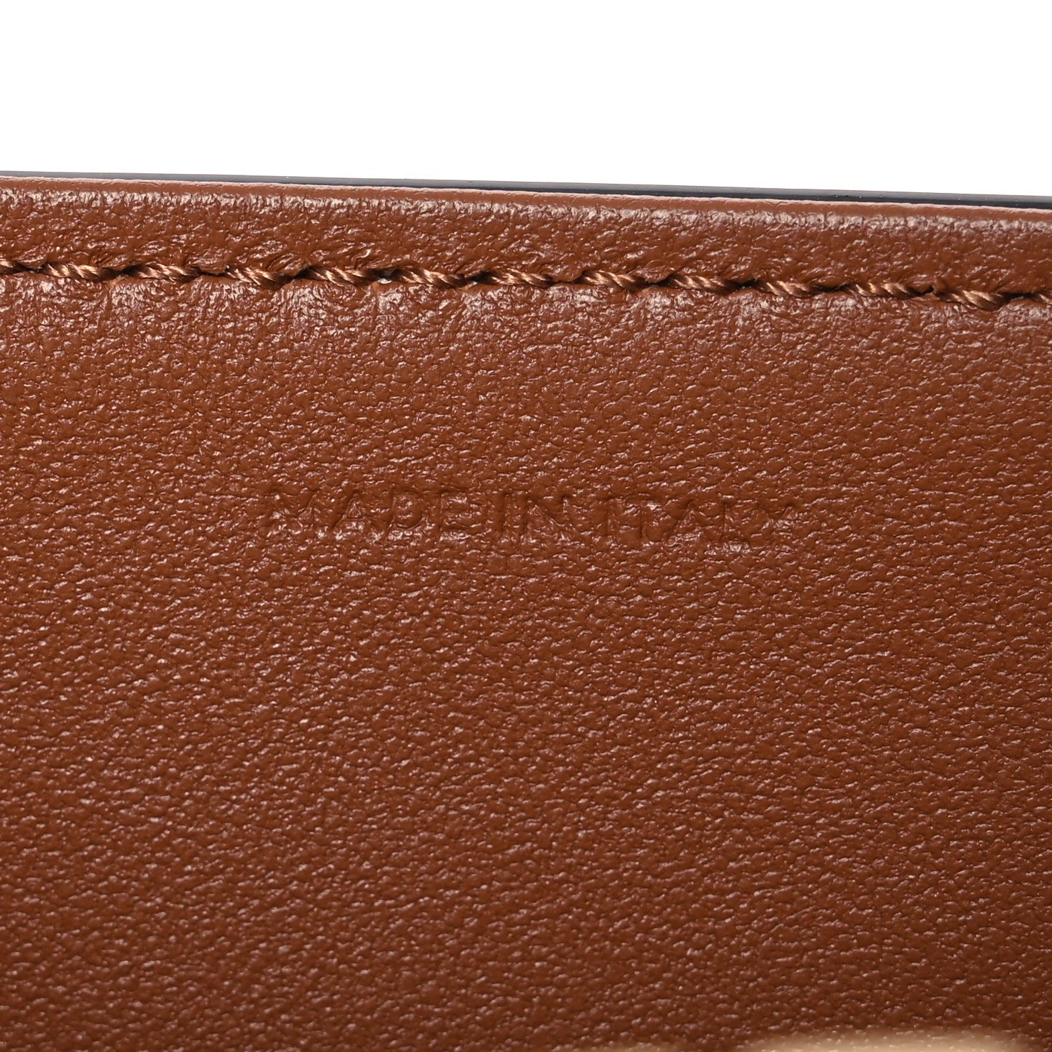 Celine Textile Calfskin Classique Triomphe Bag Natural Tan 11 of 15