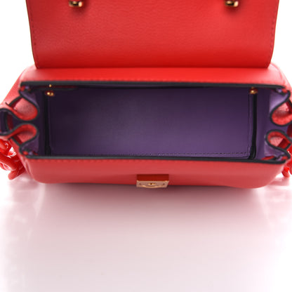 Versace Calfskin Medusa Small Top Handle Handbag Red 5 of 8