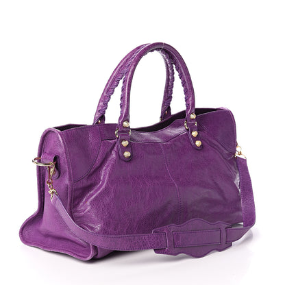 Balenciaga Agneau Giant 12 Gold Hardware Part Time Ultraviolet 2 of 7