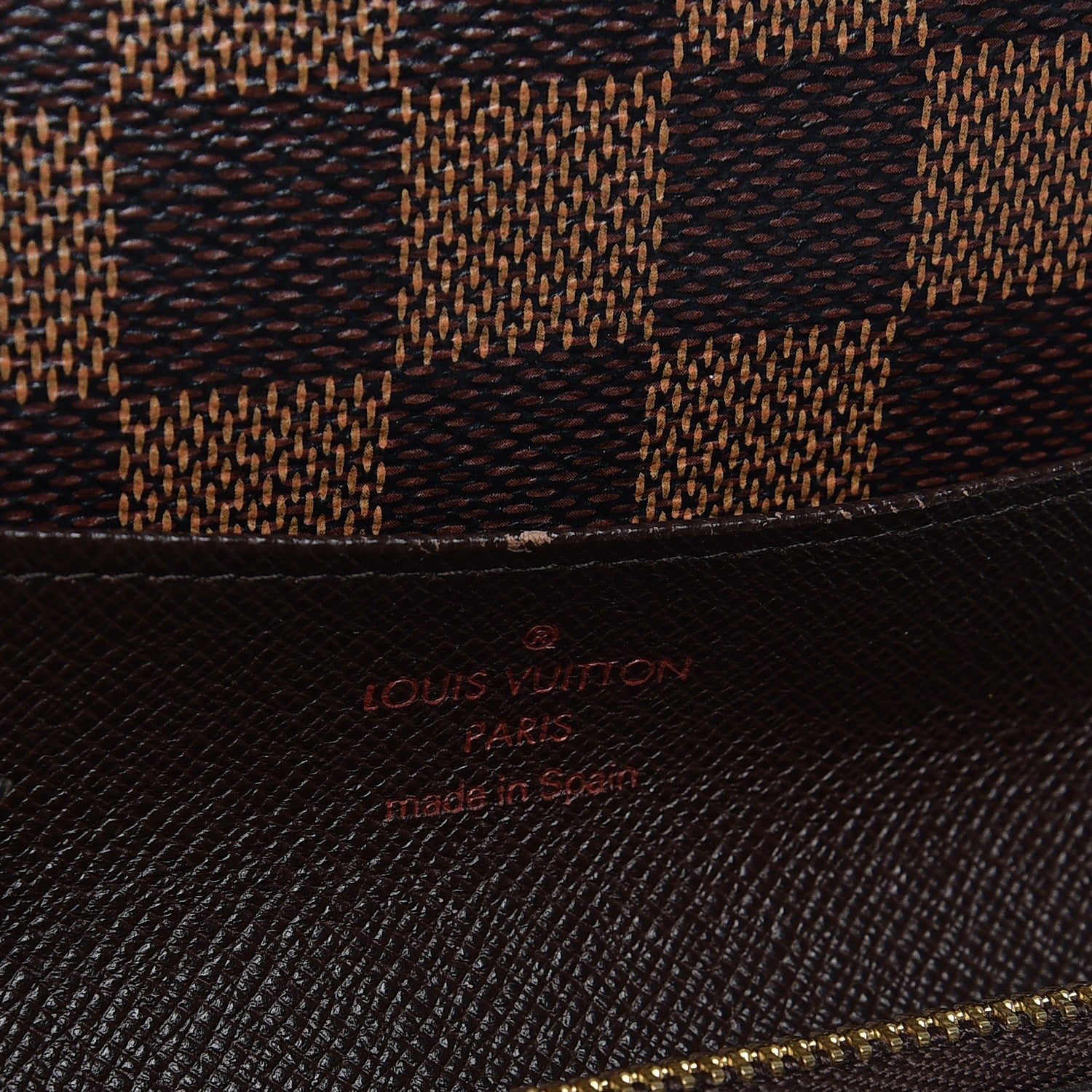 Louis Vuitton Damier Ebene Emilie Wallet 8 of 11