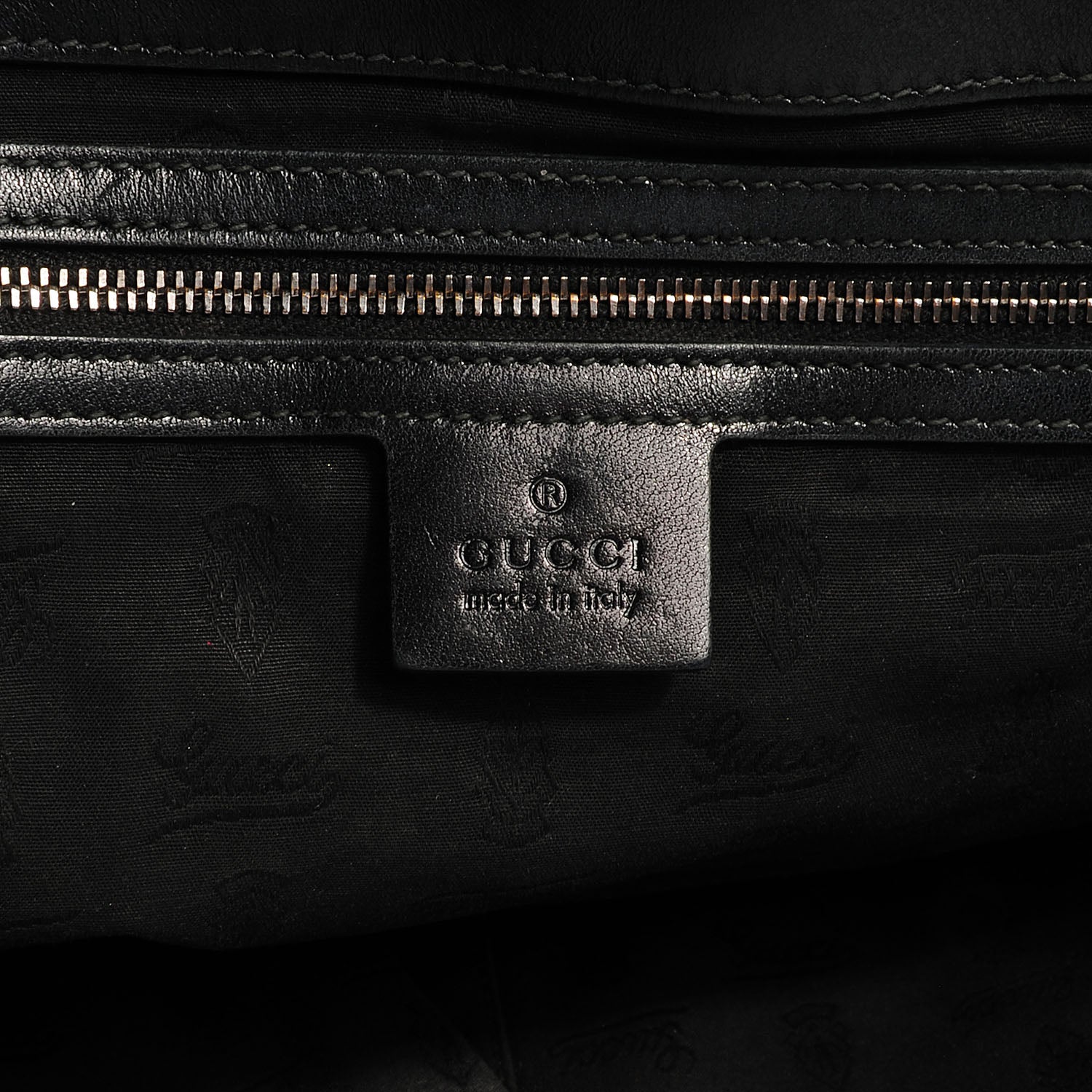 Gucci Imprime Monogram Medium Studded Tote Black 6 of 8