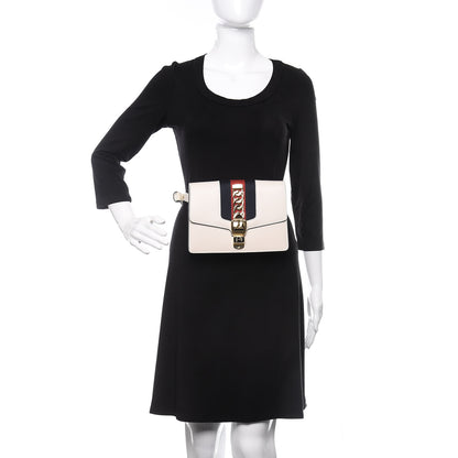 Gucci Calfskin Sylvie Belt Bag Off White 2 of 10