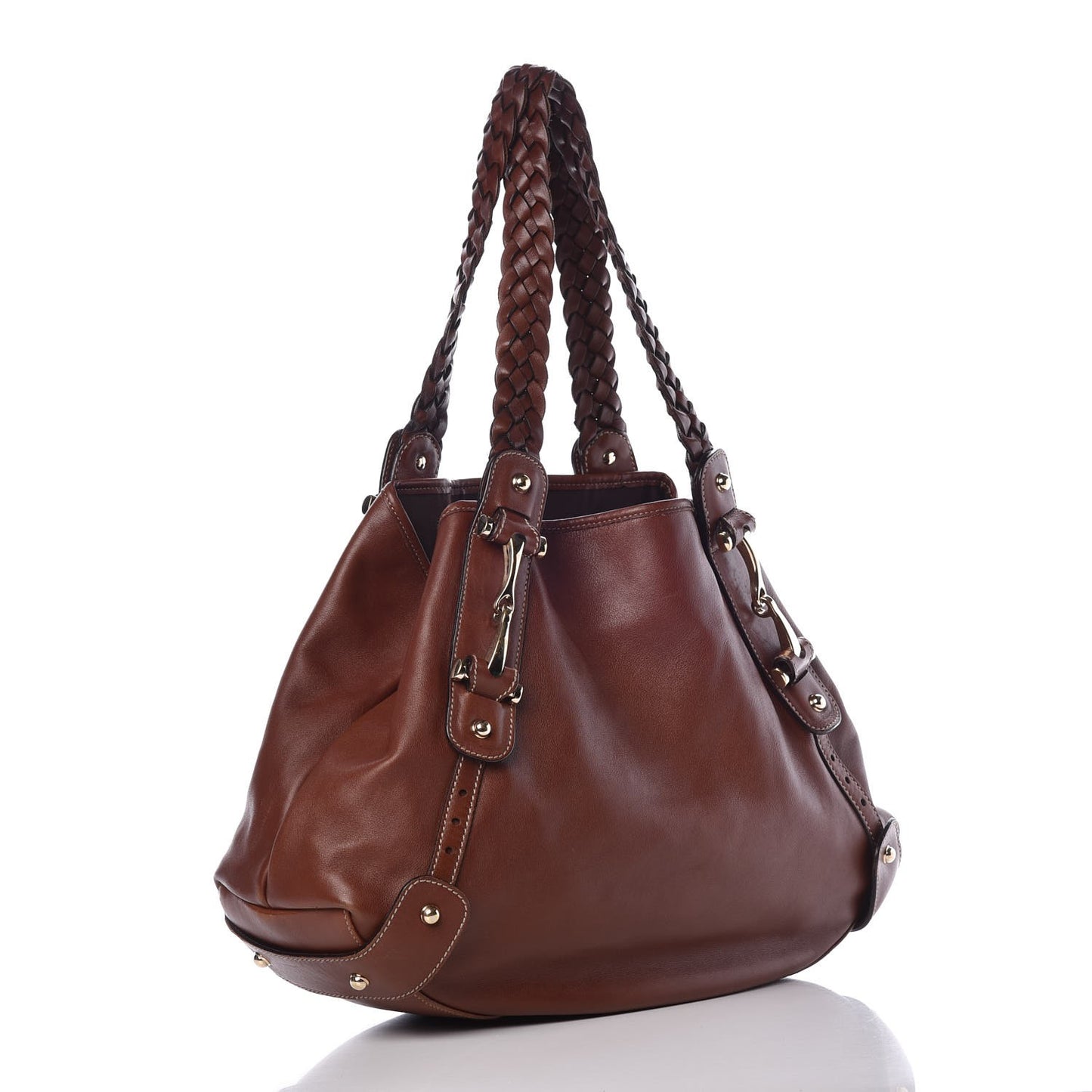 Calfskin Medium Pelham Shoulder Bag Brown