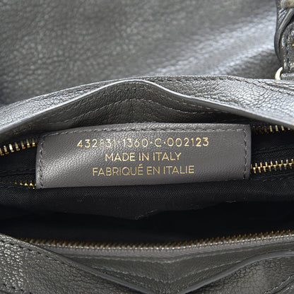 Balenciaga Chevre Gold Metallic Edge Hardware S City Gris Acier 7 of 12