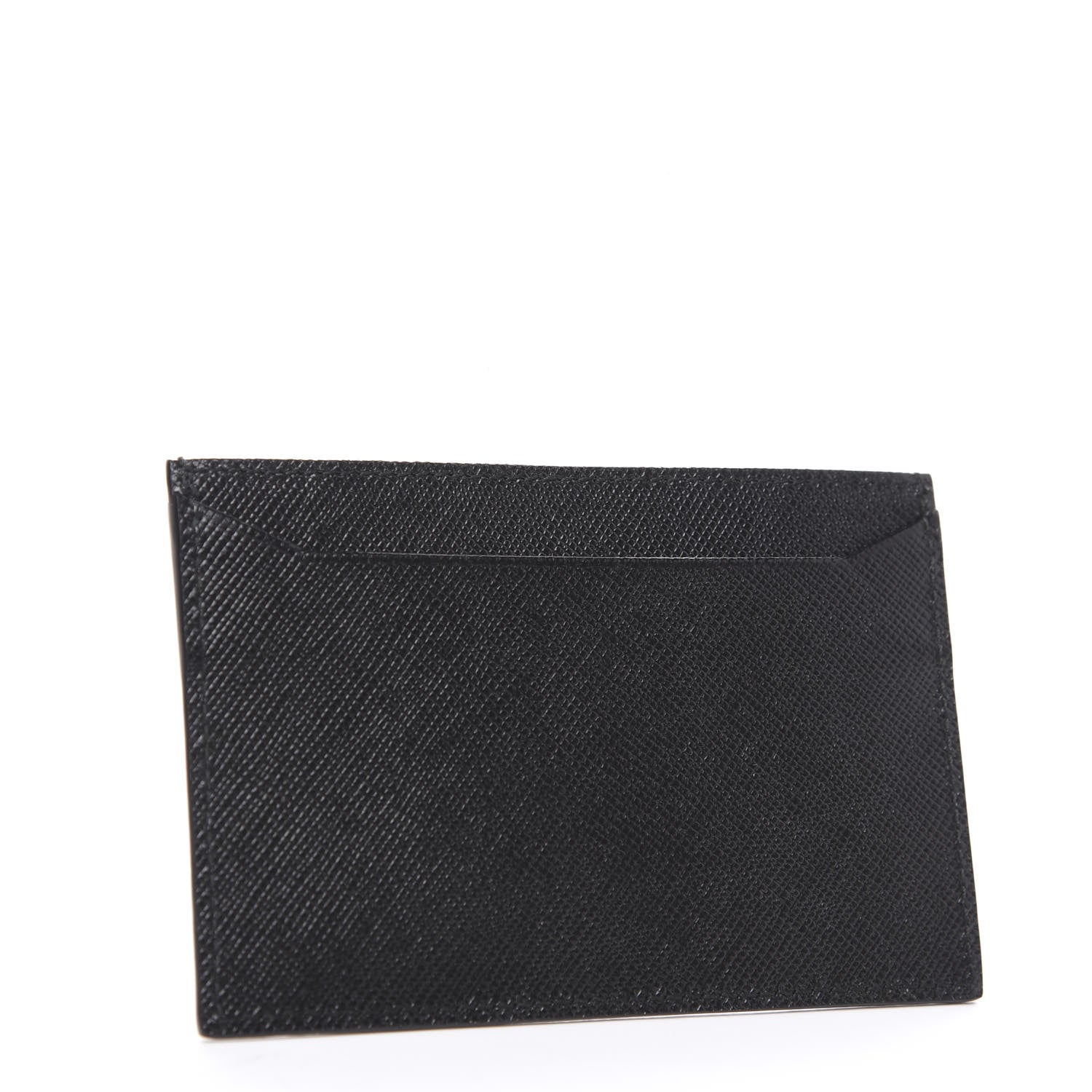 Prada Saffiano Card Holder Black 2 of 6