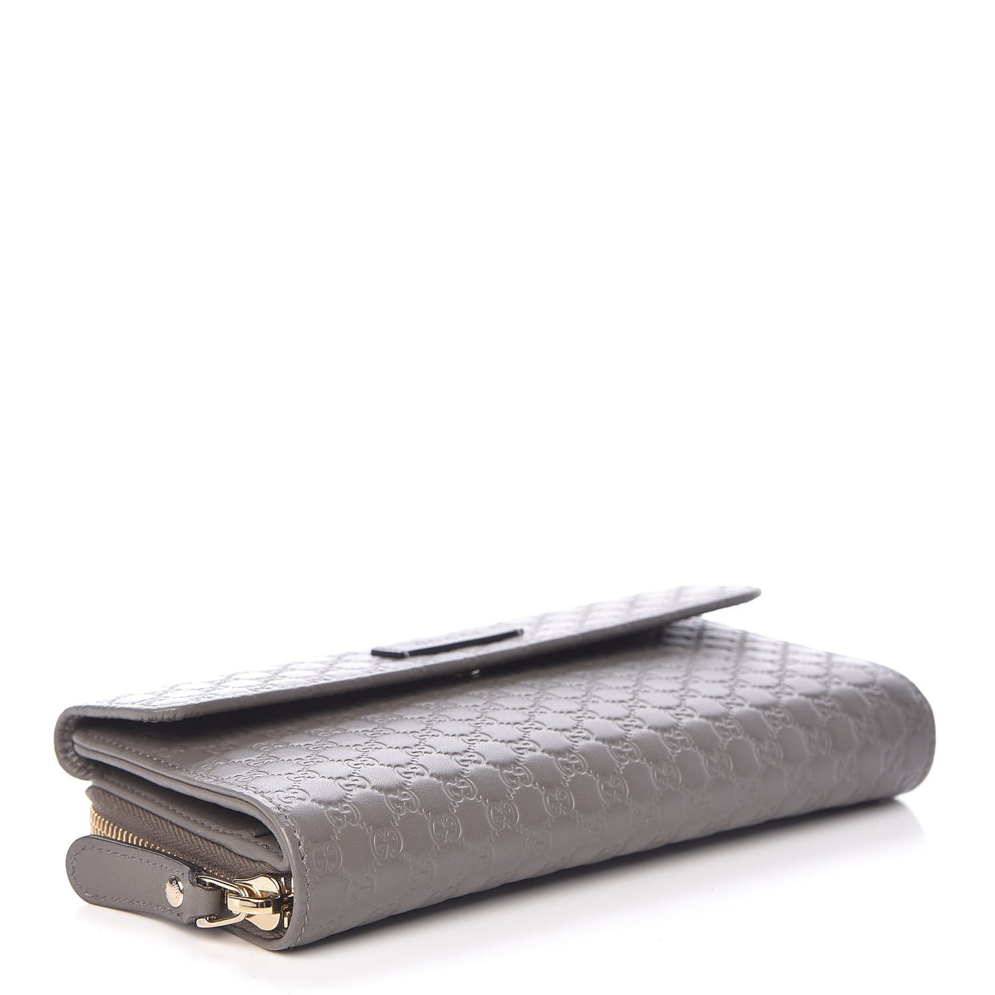 Soft Microguccissima Continental Zip Wallet Loess