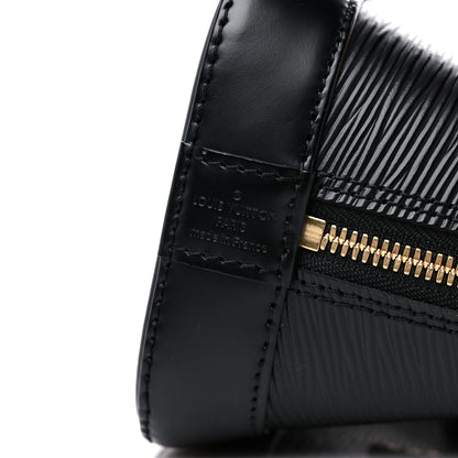 Louis Vuitton Epi Love Lock Alma BB Black 6 of 10