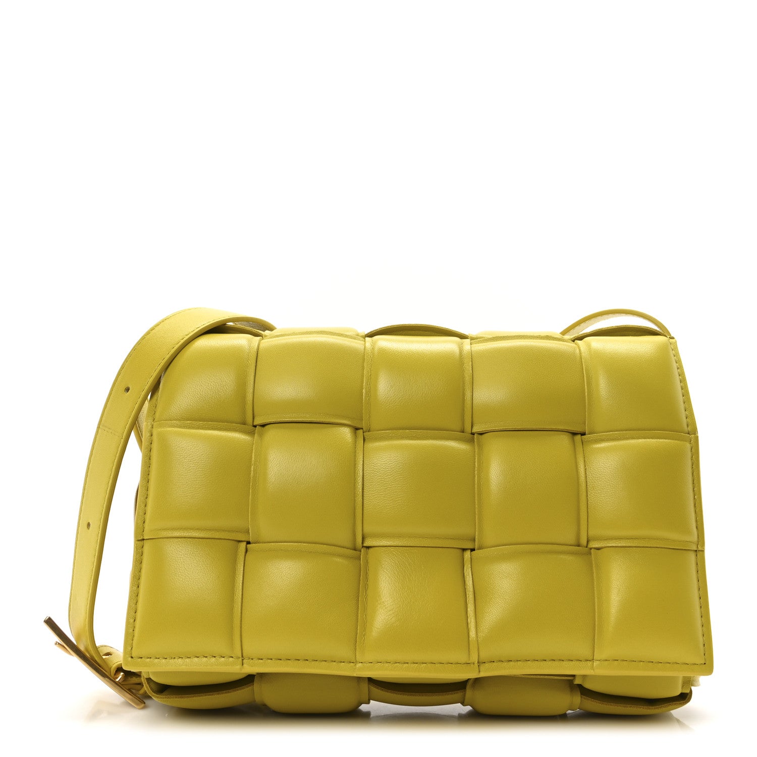 Bottega Veneta Nappa Maxi Intreccio Padded Cassette Crossbody Bag Buttercup 1 of 9