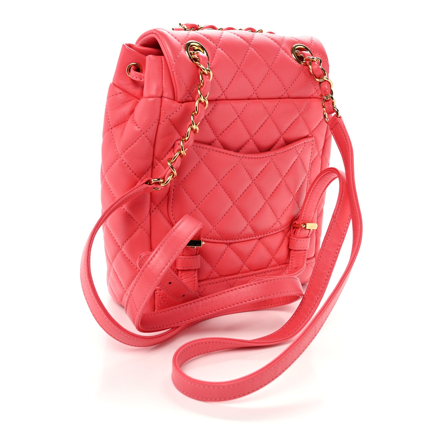 Lambskin Quilted Mini Urban Spirit Backpack Pink
