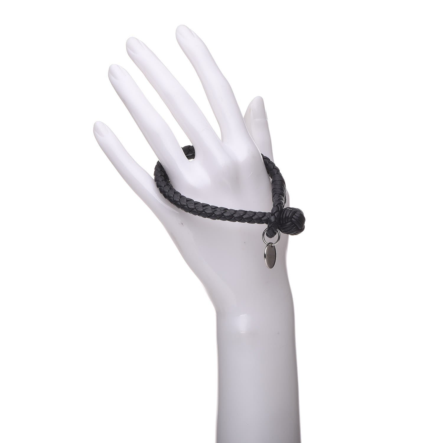 Bottega Veneta Nappa Intrecciato Bracelet Black 2 of 4