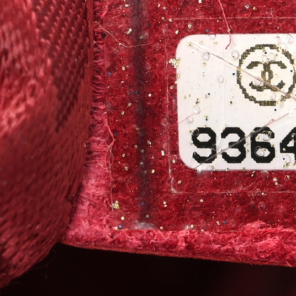 Chanel Caviar CC Stitched Tote Red 7 of 10