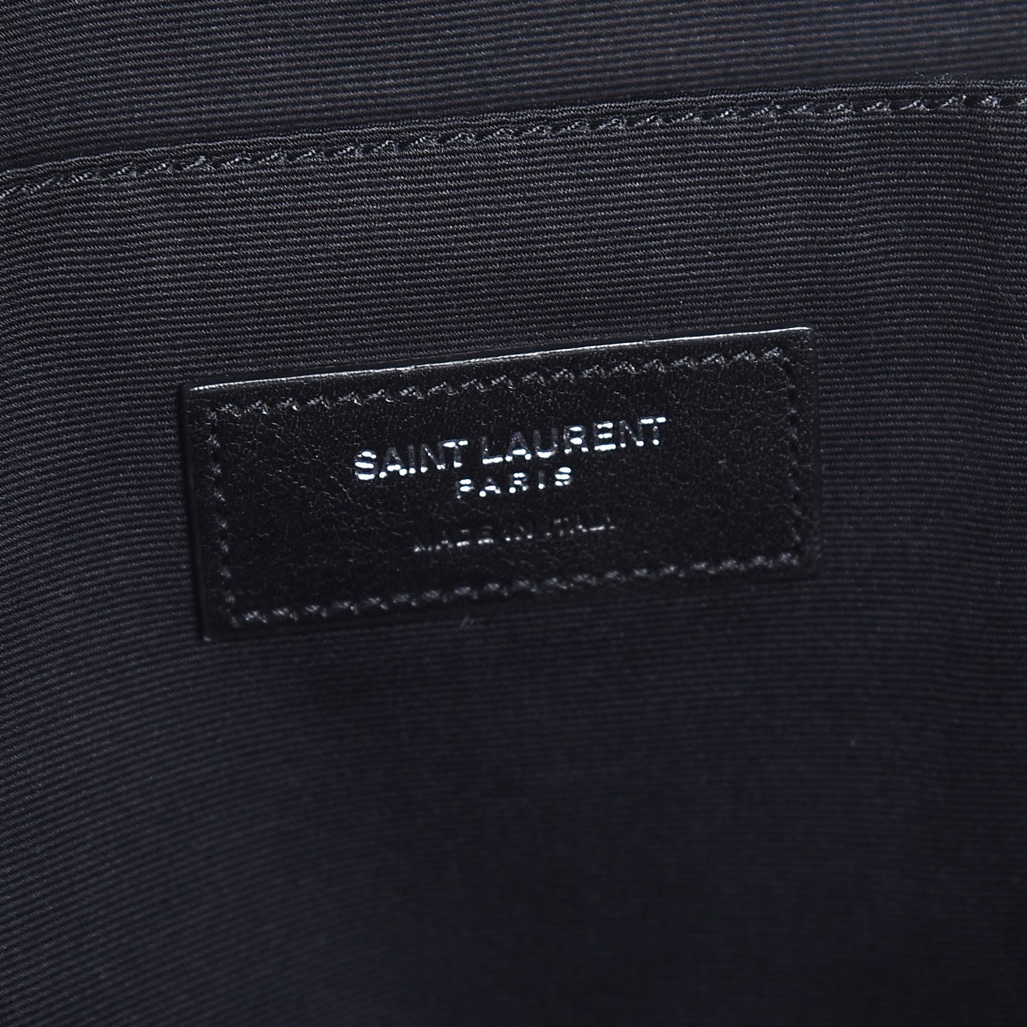 Saint Laurent Canvas Beach Shopping East West Tote Naturale Black 7 of 8