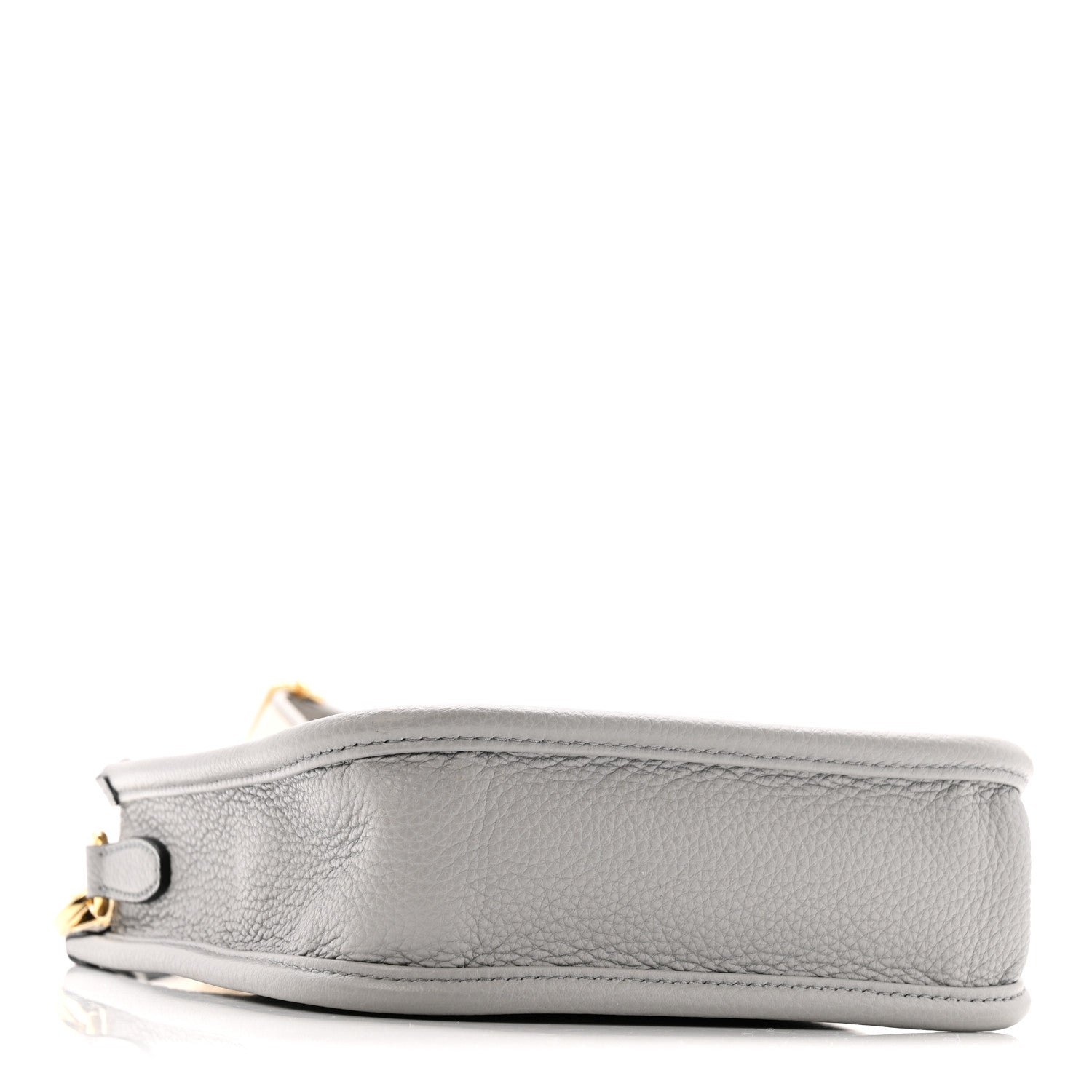 Prada Vitello Daino Soft Mini Hobo Messenger Bag Granite Gray