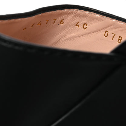 Gucci Nappa Charlotte Horsebit 40/135mm Platform Sandals 40 Black 9 of 13