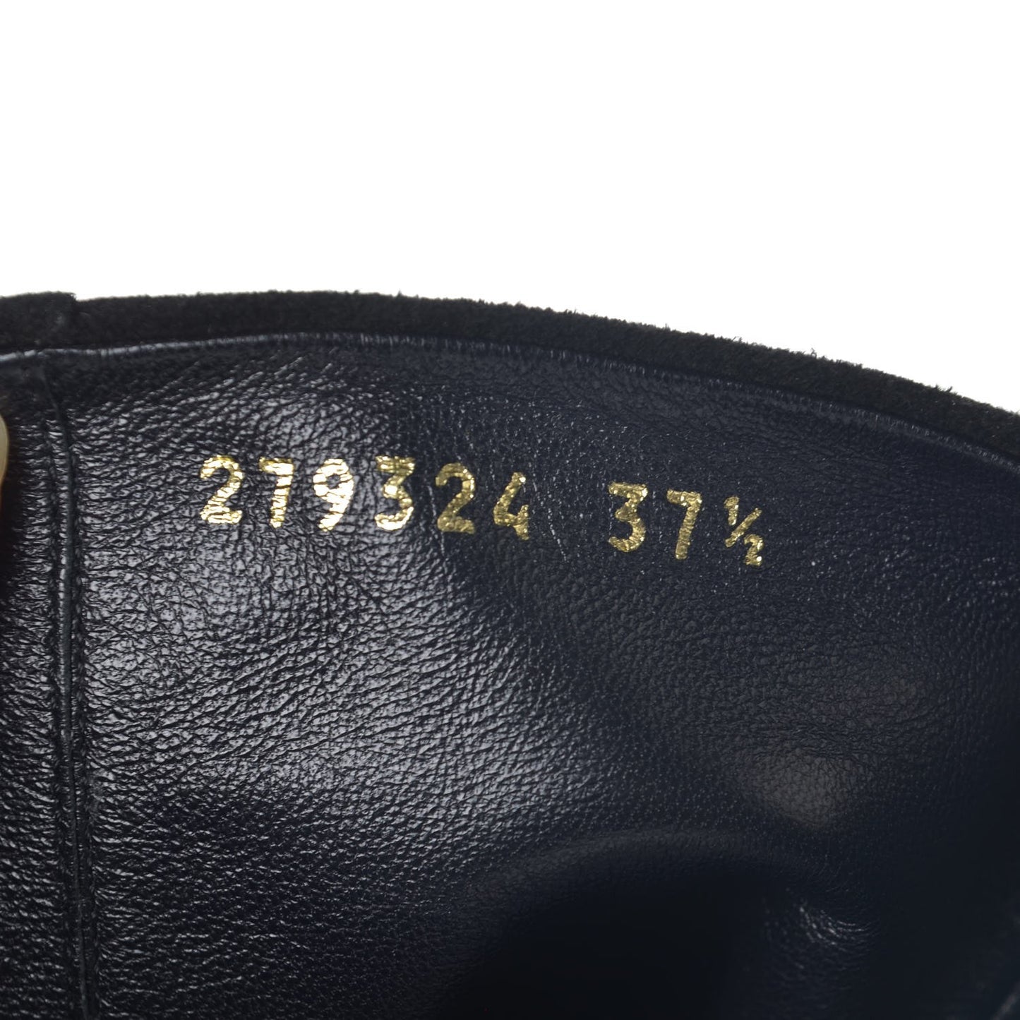 Suede Knee High Alexa Platform Boots 37.5 Black