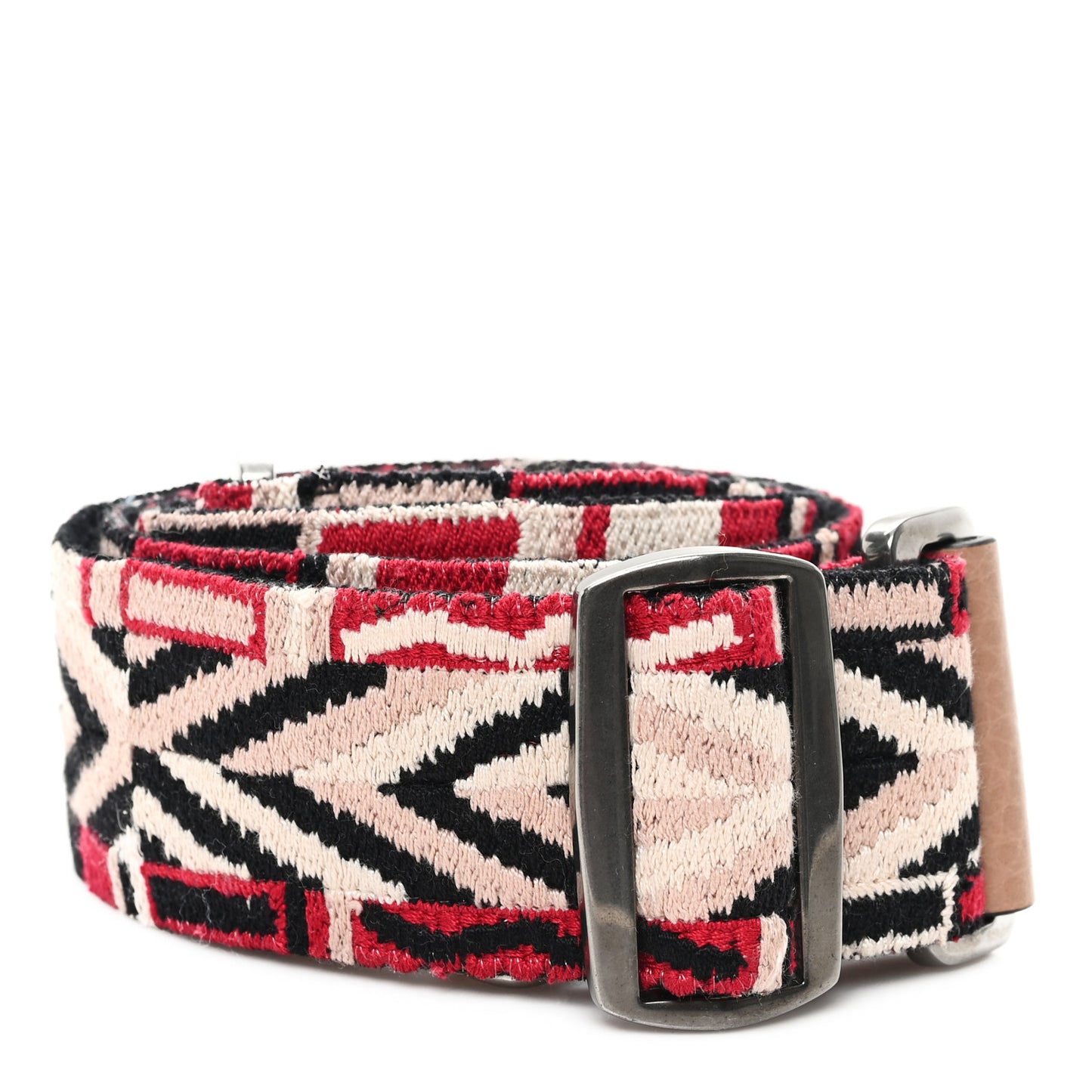 Canvas Loveblade Embroidered Rockstud Guitar Strap Multicolor