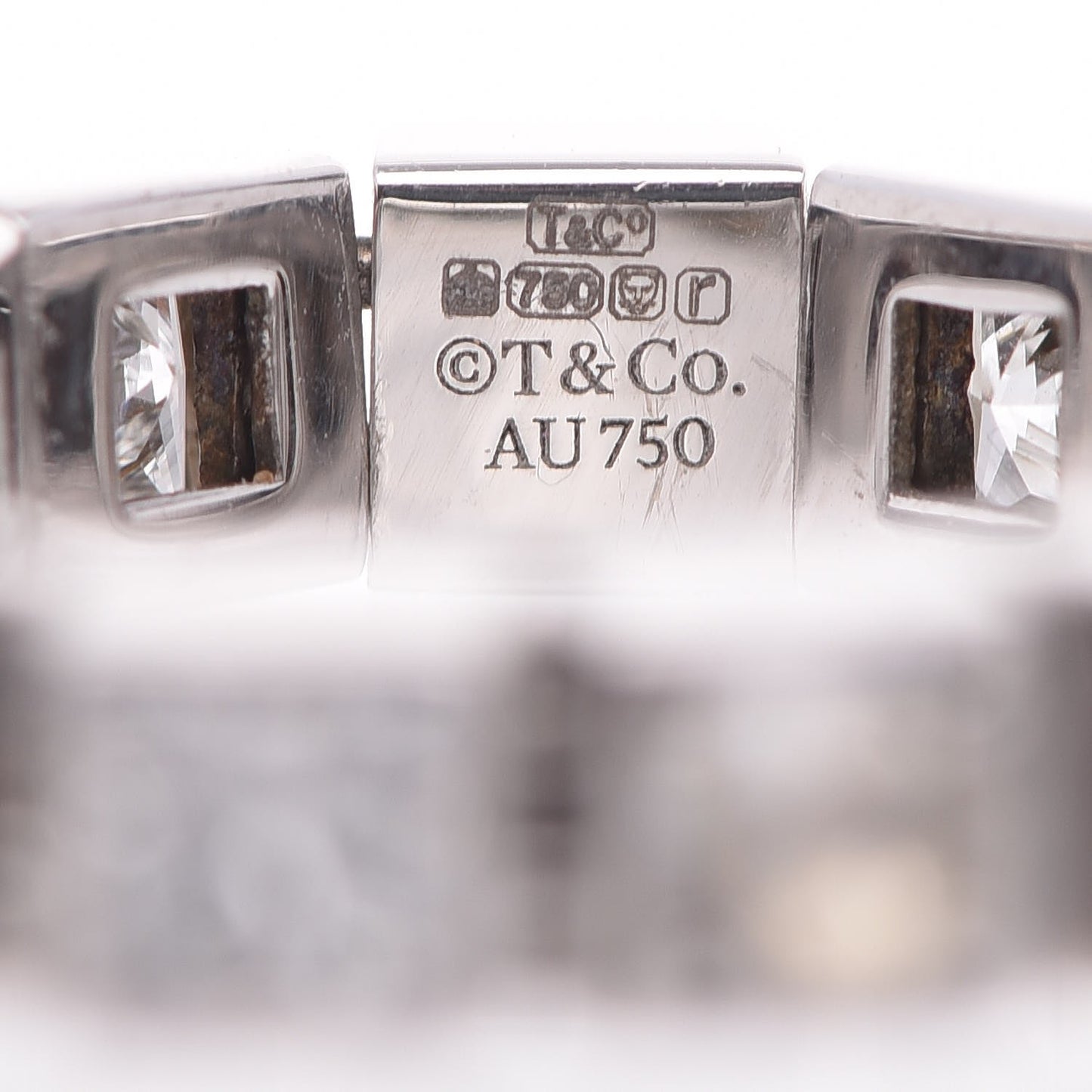 18K White Gold Diamond Flex Band 54.5 7