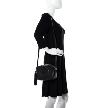 Gucci Pebbled Calfskin Small Soho Disco Bag Black 3 of 21