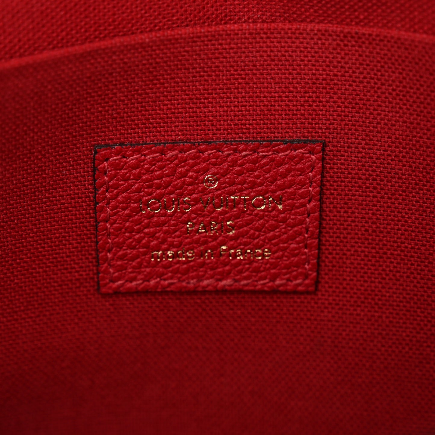 Empreinte Pochette Felicie Chain Wallet Scarlet