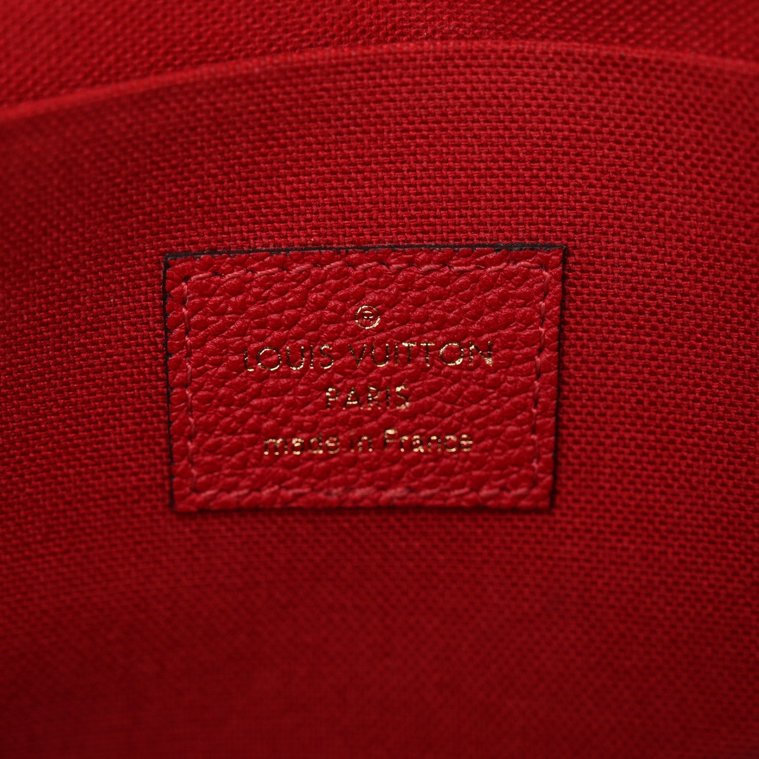Louis Vuitton Empreinte Pochette Felicie Chain Wallet Scarlet 7 of 13