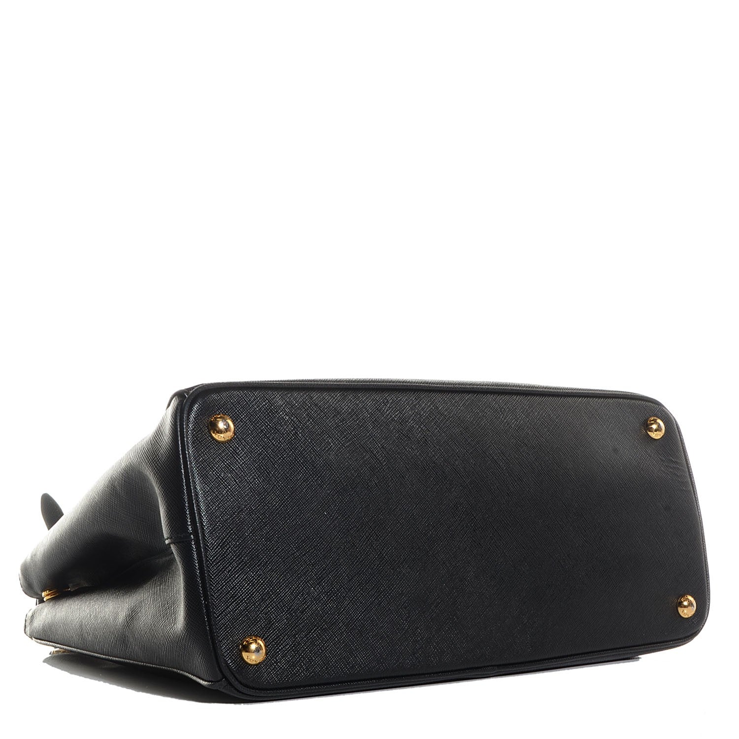 Prada Saffiano Lux Medium Double Zip Tote Nero Black 4 of 11