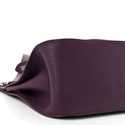 Hermes Taurillon Clemence Jypsiere 34 Ultraviolet 9 of 11
