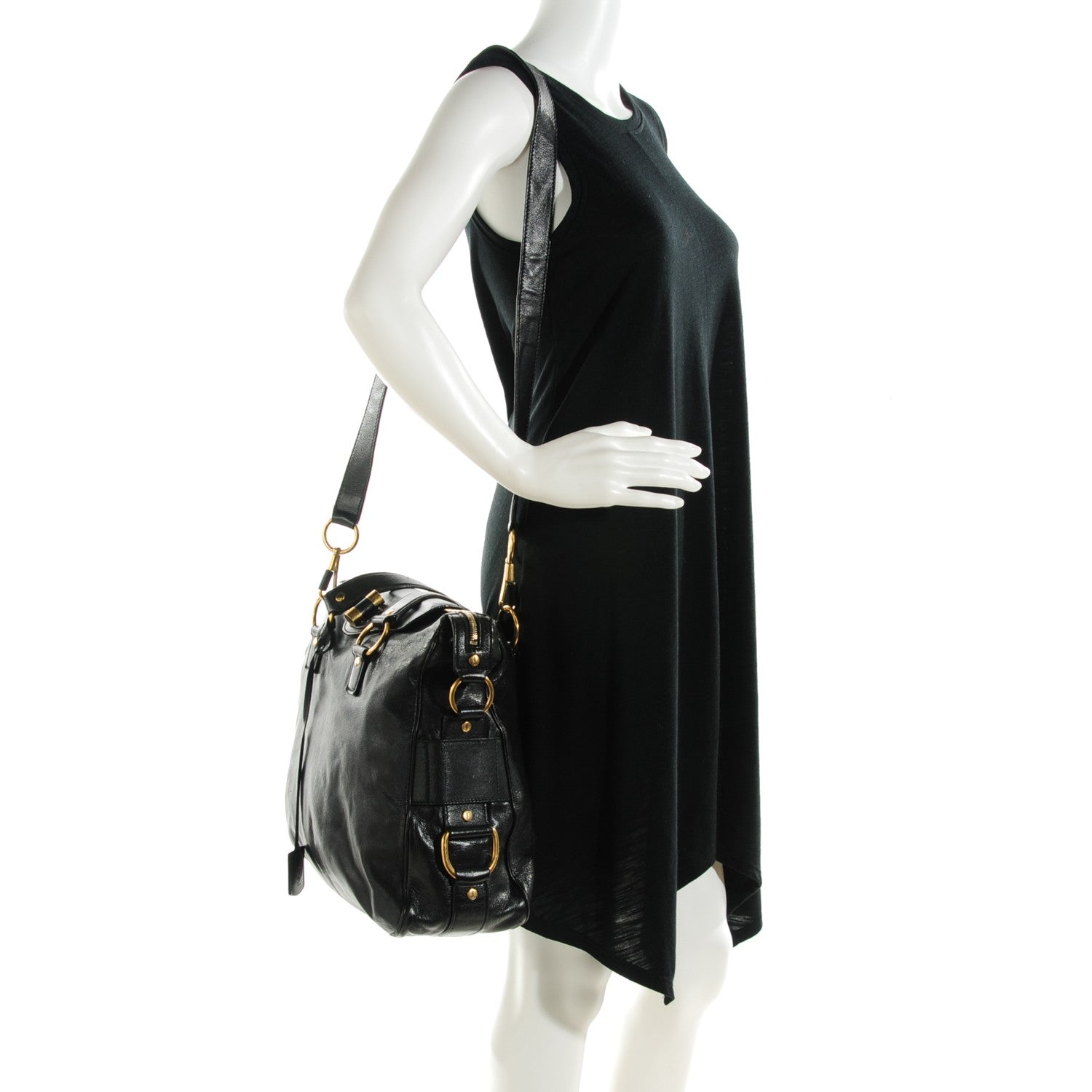 Saint Laurent Leather Muse Messenger Bag Black 2 of 25