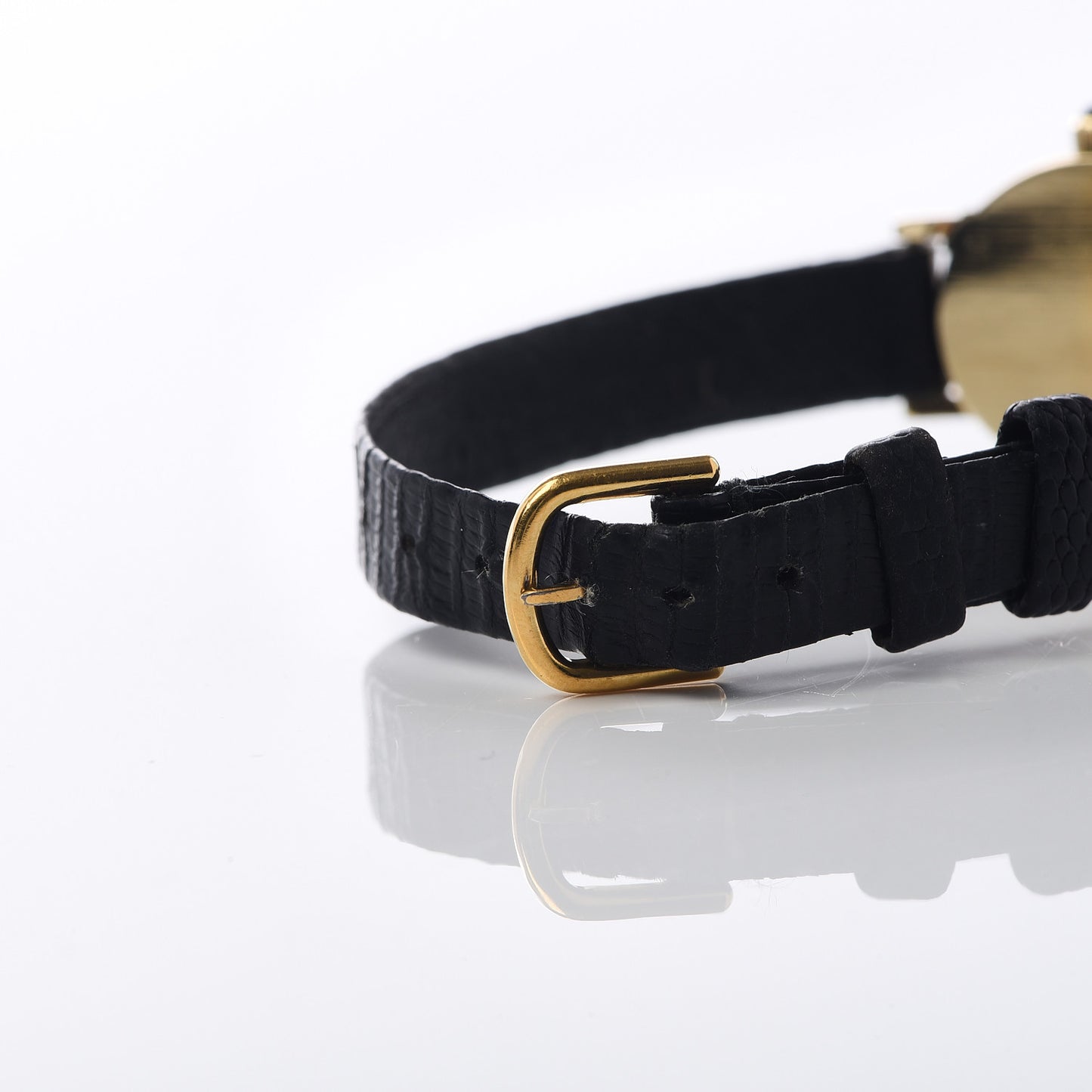 14K Yellow Gold Lizard 19mm Classic Quartz Watch