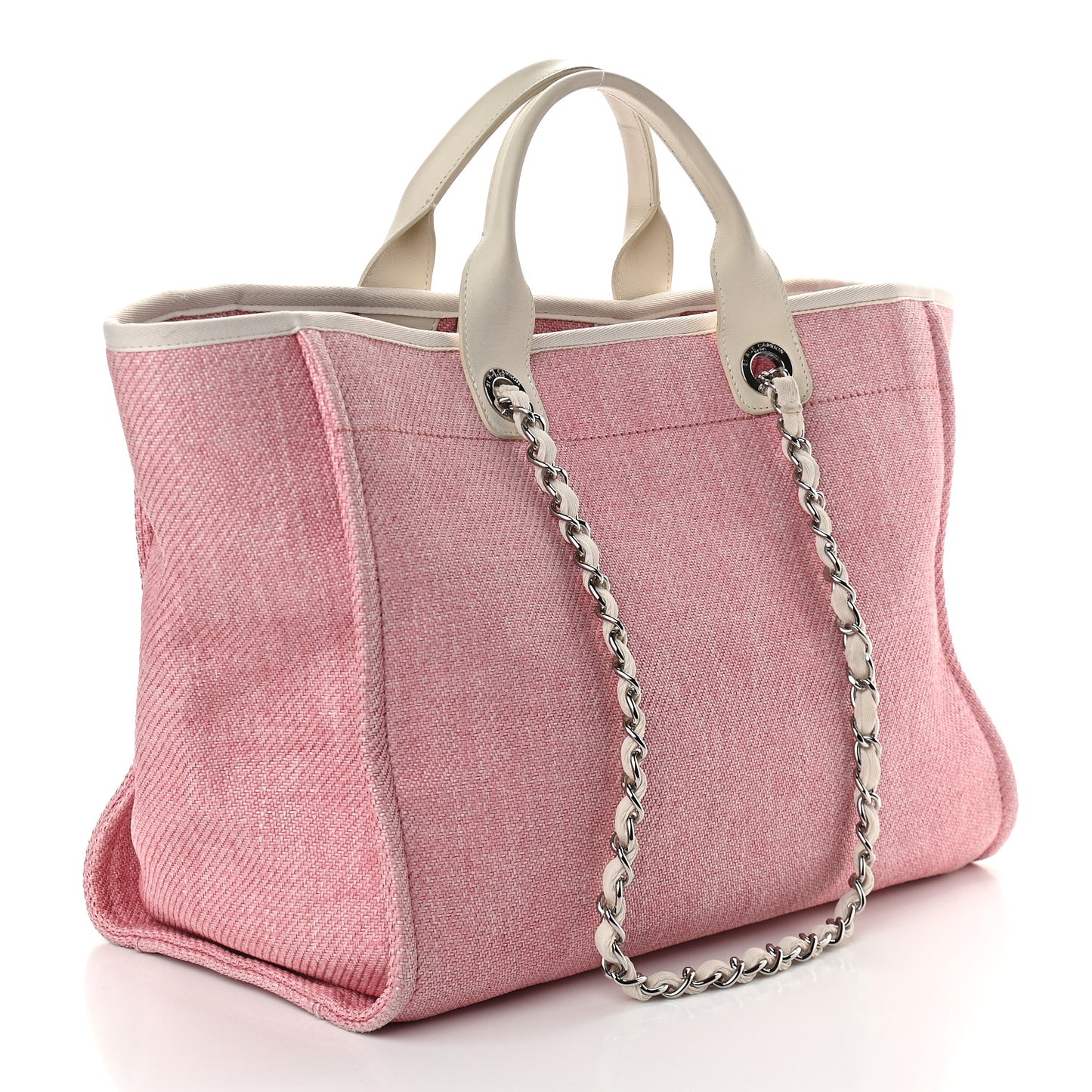 Canvas Medium Deauville Tote Pink