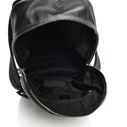 Gucci Coated Canvas Interlocking G Travel Backpack Black 6 of 11