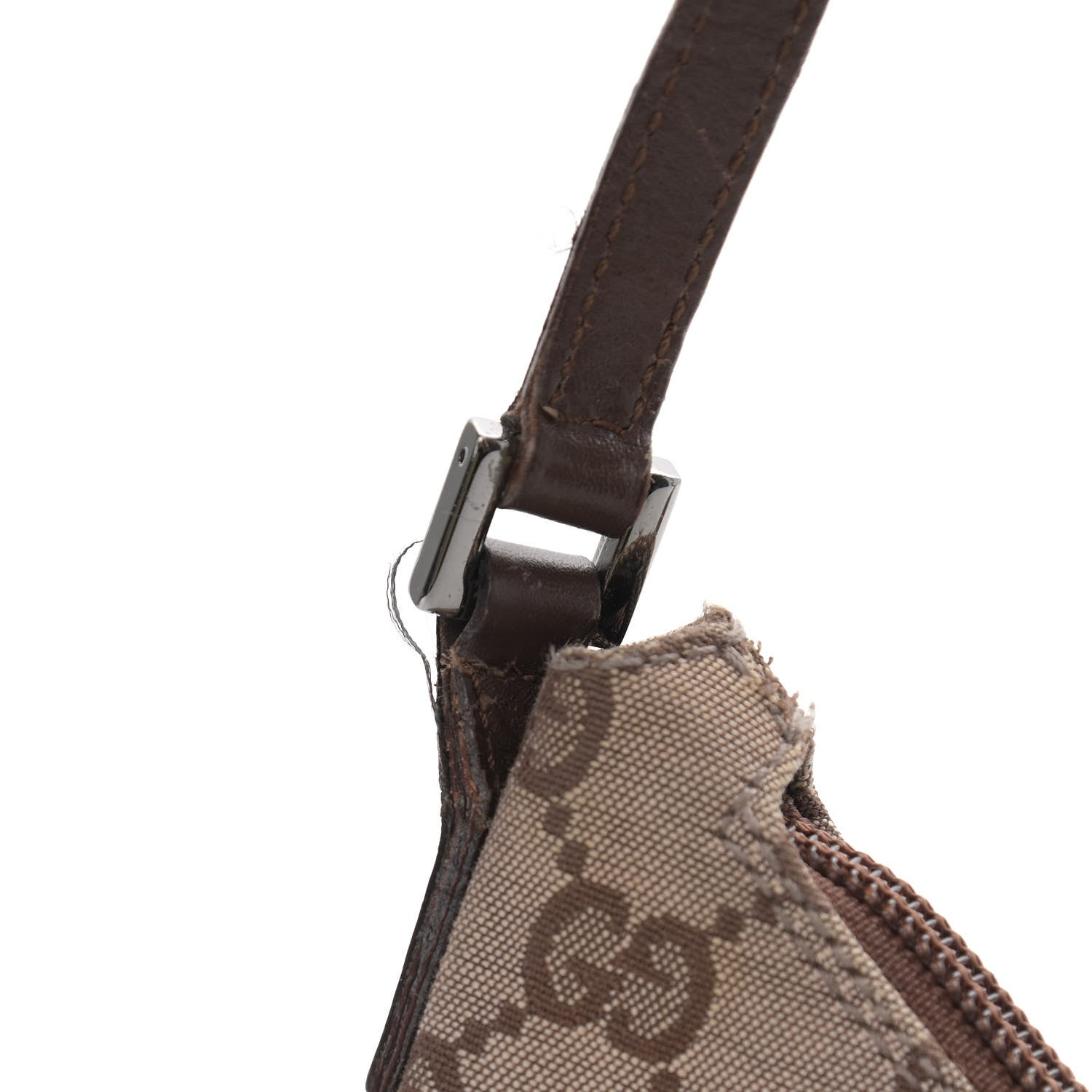 Gucci Monogram Pochette Brown 10 of 13