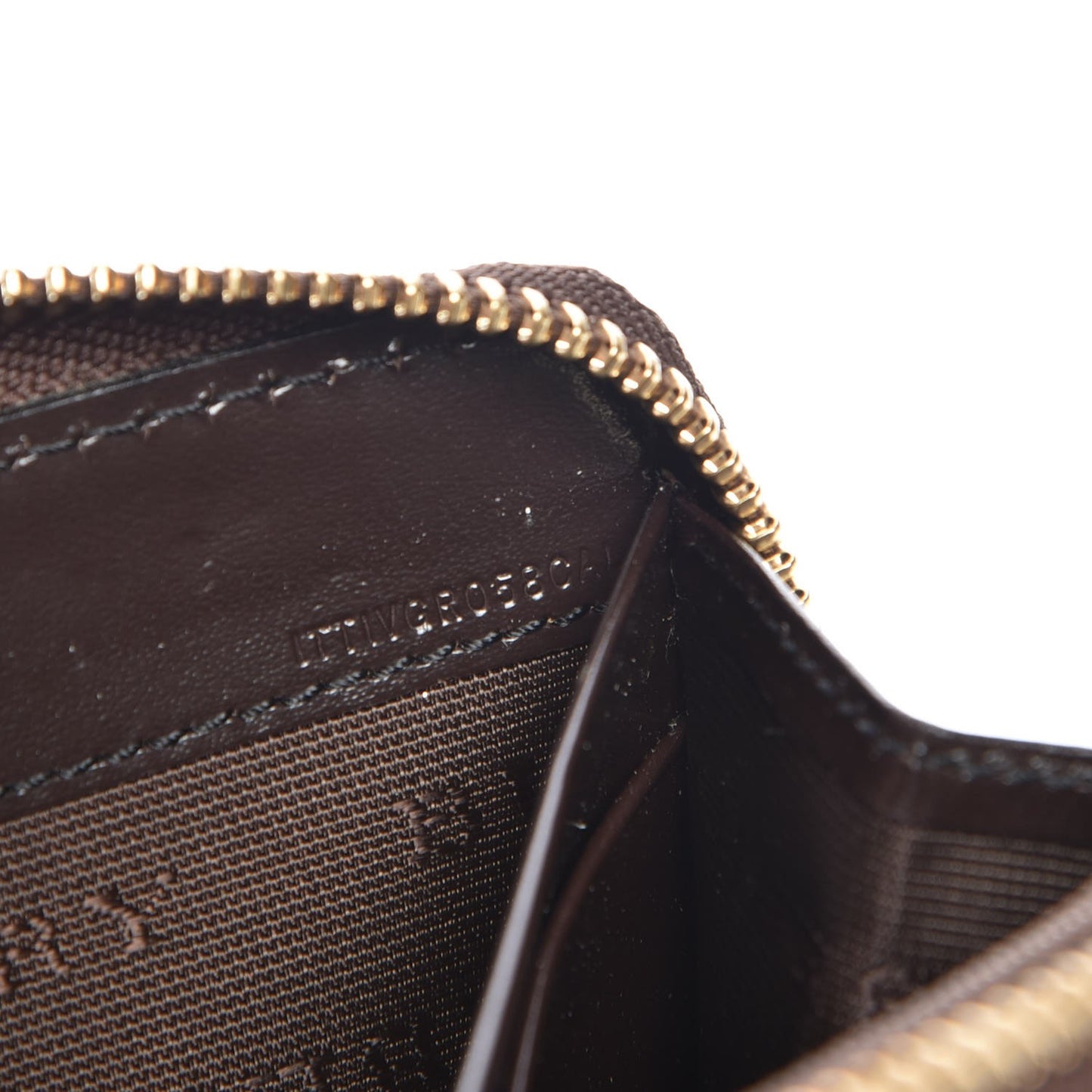 Haymarket Check Ziggy Zip Around Wallet Chocolate
