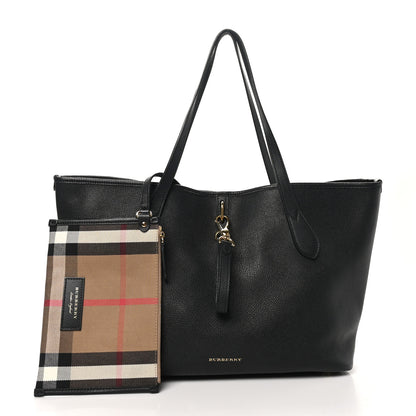 Burberry Grainy Calfskin Medium Honeybrook Tote Black 3 of 11