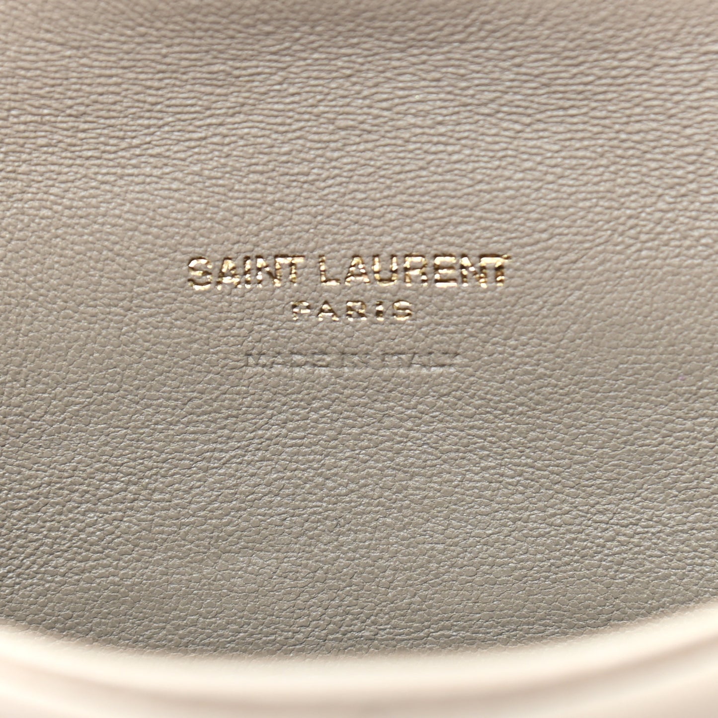 Lambskin Monogram Loulou Puffer Pouch Clutch Dark Beige