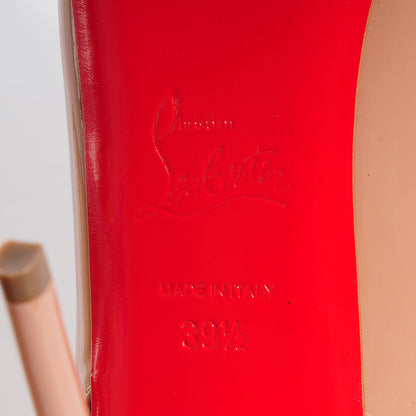 Christian Louboutin Patent Private Number 120 Pumps 39.5 Nude 7 of 7