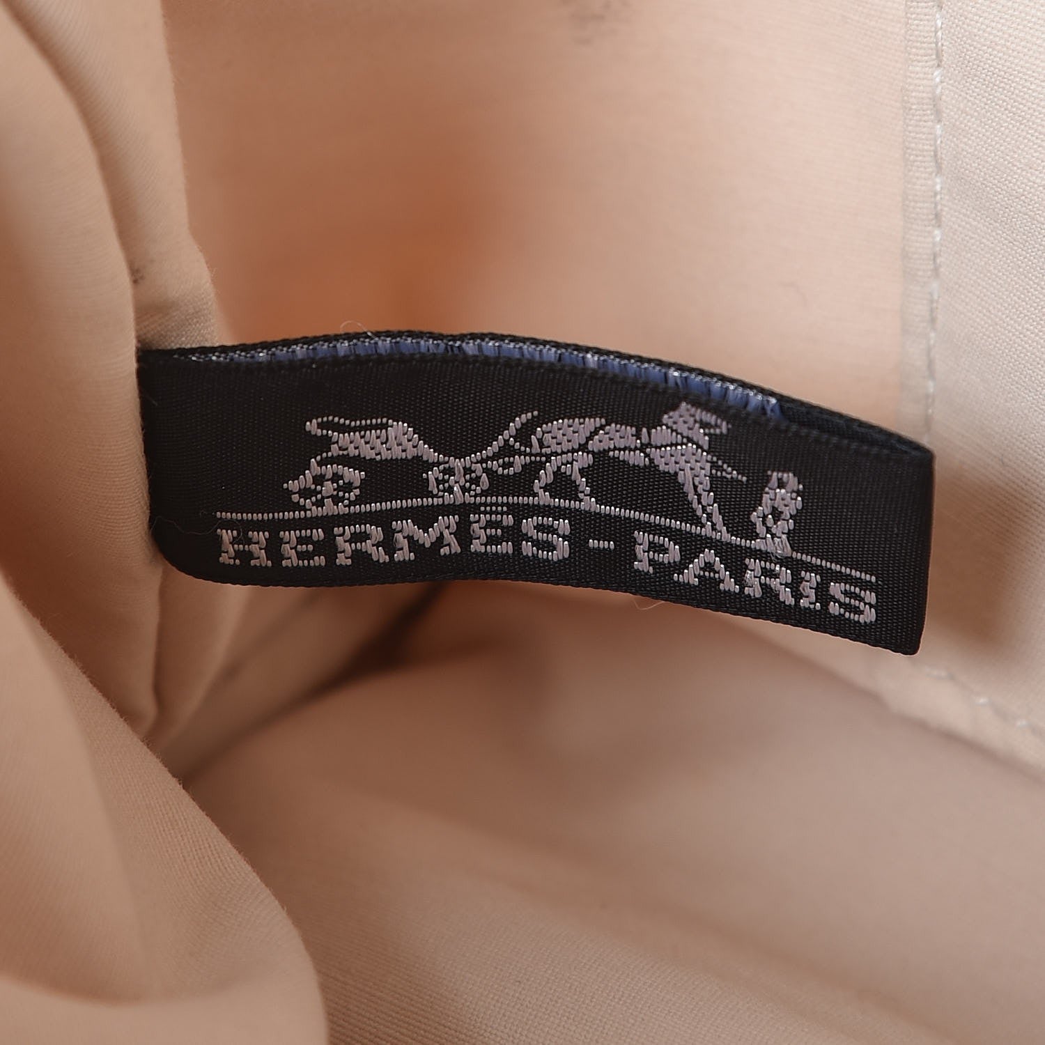 Hermes Cotton Canvas Bolide Travel Cosmetic Pouch White 6 of 9