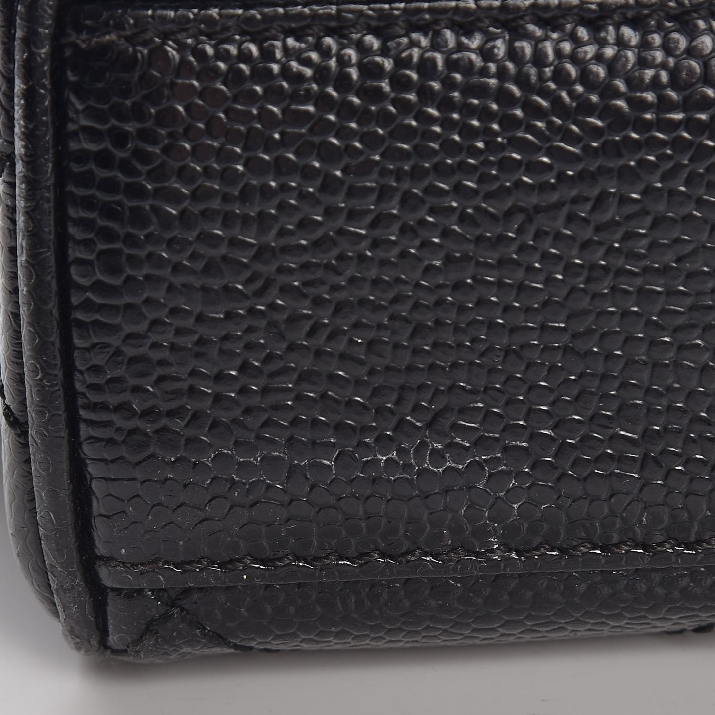 Caviar Quilted Medium Single Flap Black
