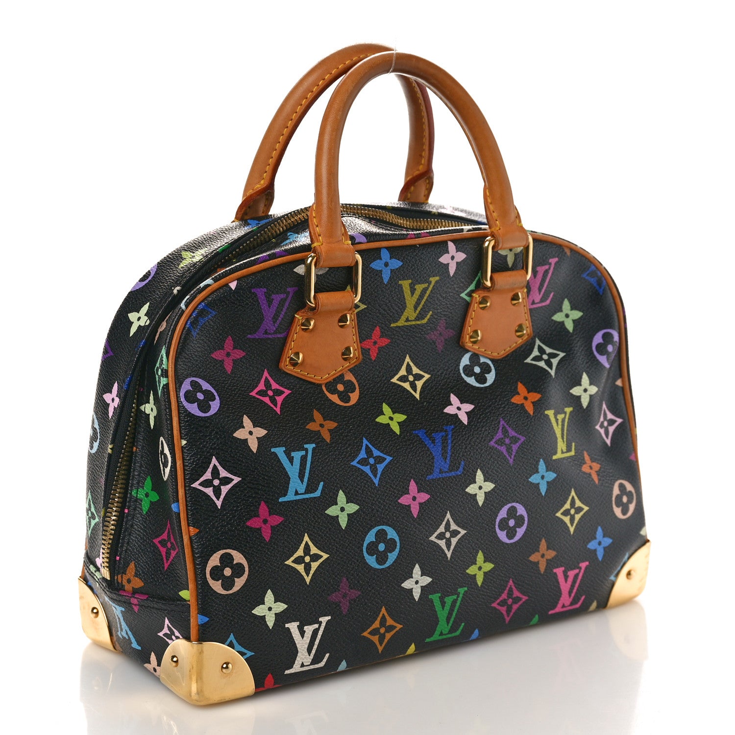 Louis Vuitton Monogram Multicolor Trouville Black 3 of 11