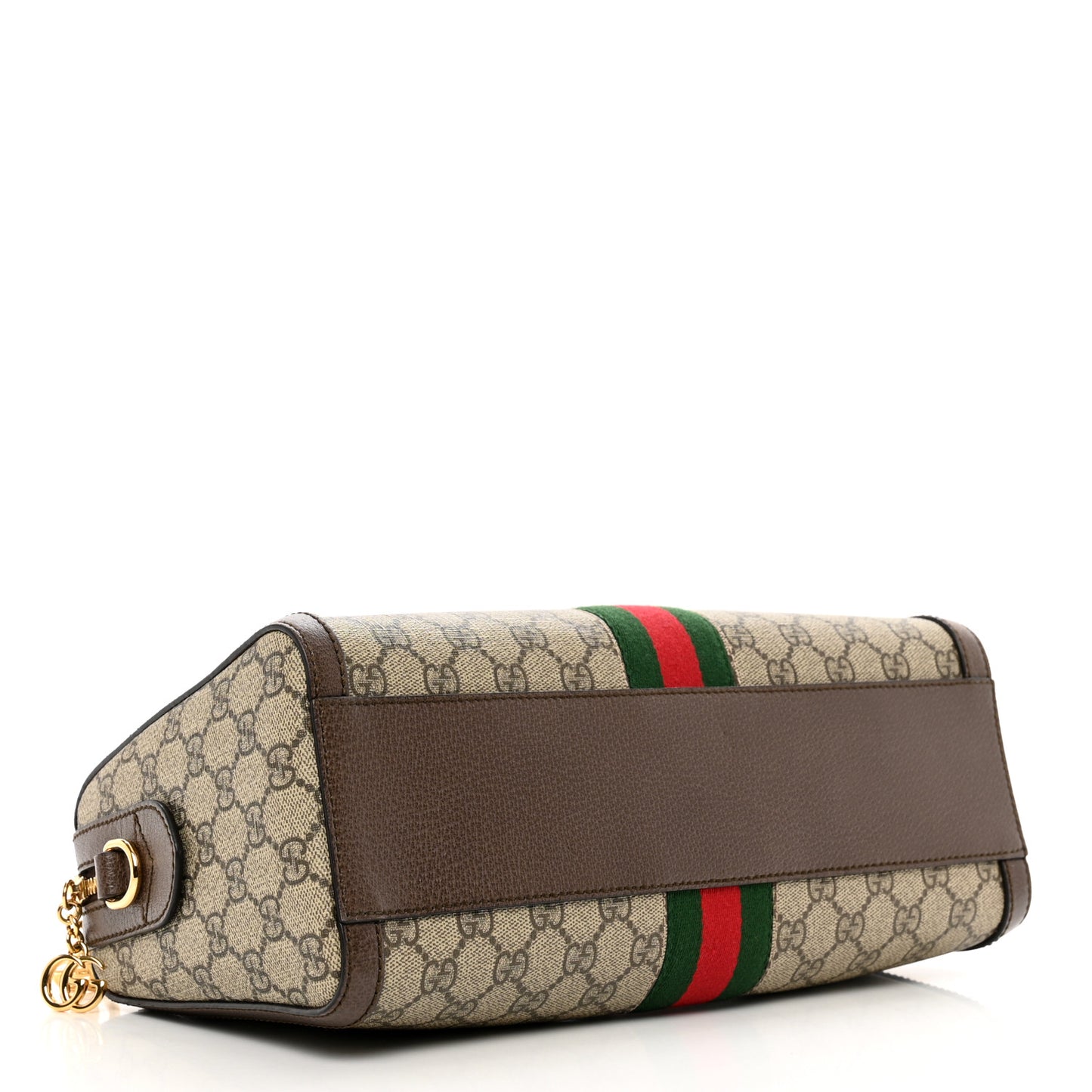 GG Supreme Monogram Web Medium Ophidia Boston Brown