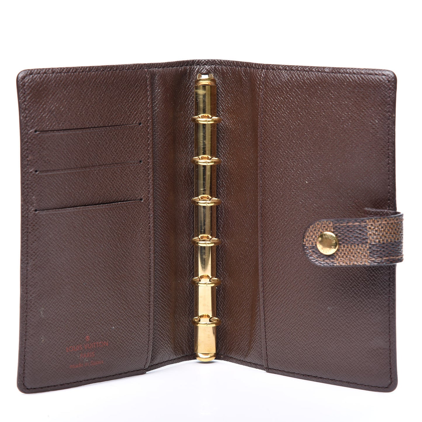 Damier Ebene Small Ring Agenda Cover